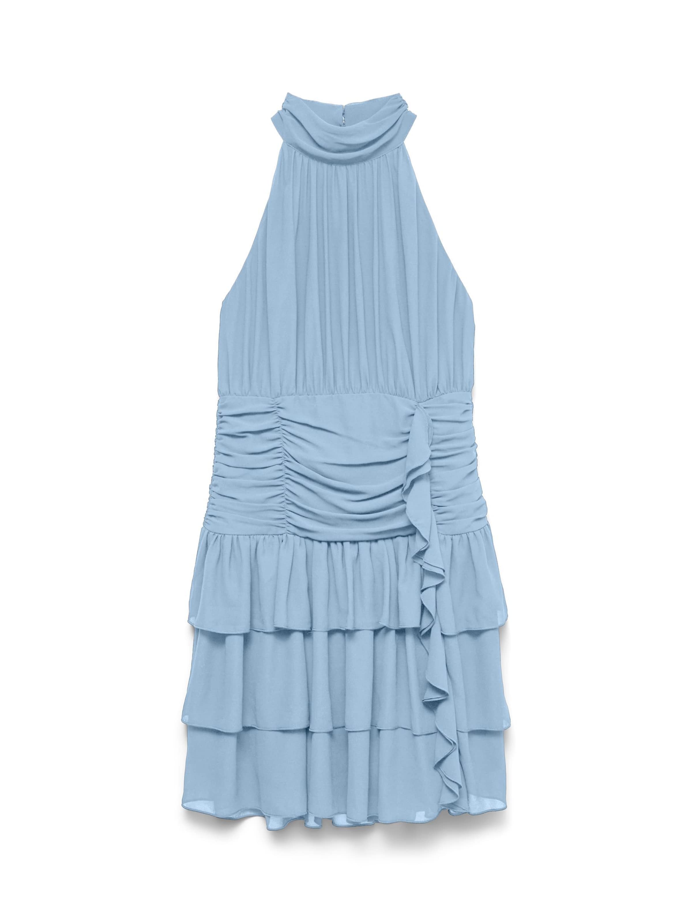 VERO MODA Robe de cocktail 'VMSERENA' en bleu clair, Vue avec produit