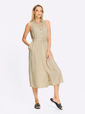 heine Blusekjole i beige: forside
