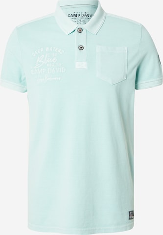 CAMP DAVID Shirt in Green: front