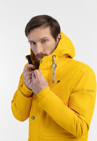 Veste fonctionnelle 'Arctic' Schmuddelwedda en jaune