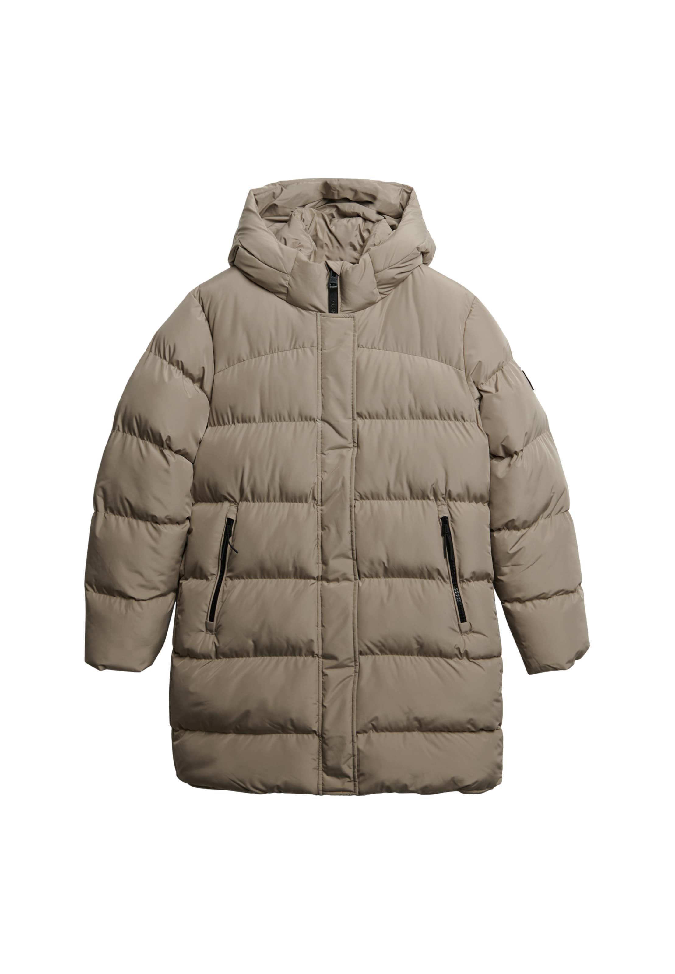 Veste d’hiver Superdry en beige : devant