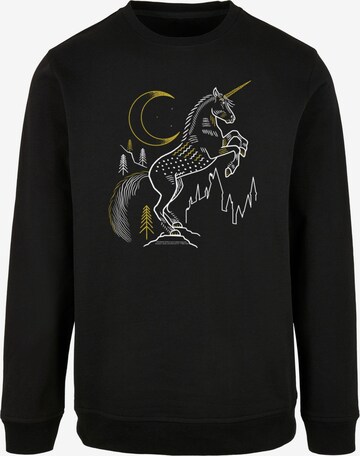 ABSOLUTE CULT Sweatshirt 'Harry Potter - Unicorn' in Zwart: voorkant
