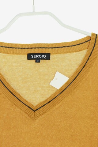 SERGIO Pullover M in Gelb
