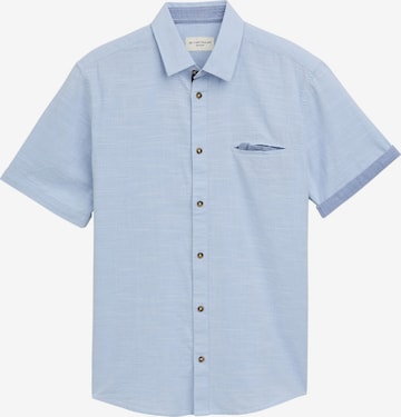 TOM TAILOR Tavaline suurus Triiksärk, värv sinine: eest vaates