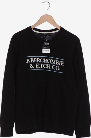 Abercrombie & Fitch Sweatshirt & Zip-Up Hoodie in S in Black: front