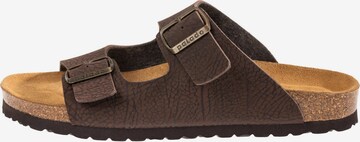 Palado Mules 'Korfu' in Brown: front