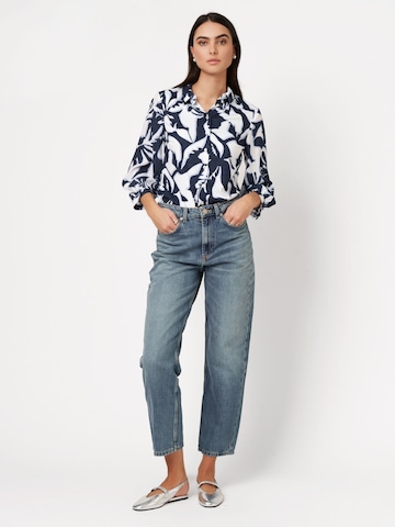 Chemisier 'Pia' DESOTO en bleu