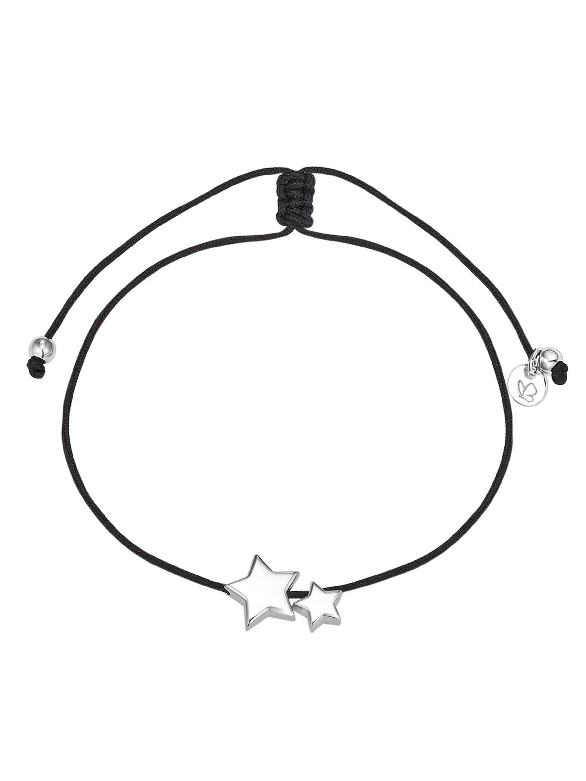 Glanzstücke München - Pulsera en negro: frente