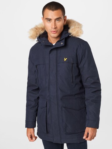 Lyle & Scott Winter Parka in Blue: front