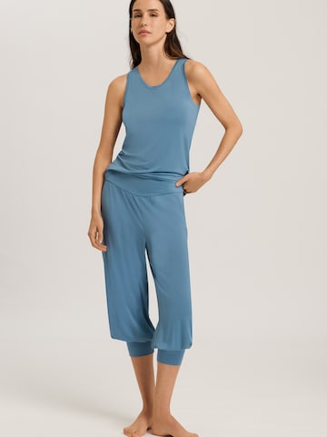 Hanro Loose fit Workout Pants ' Yoga ' in Blue