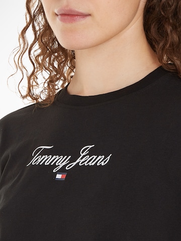 Tommy Jeans Curve T-Shirt 'Essential' in Schwarz