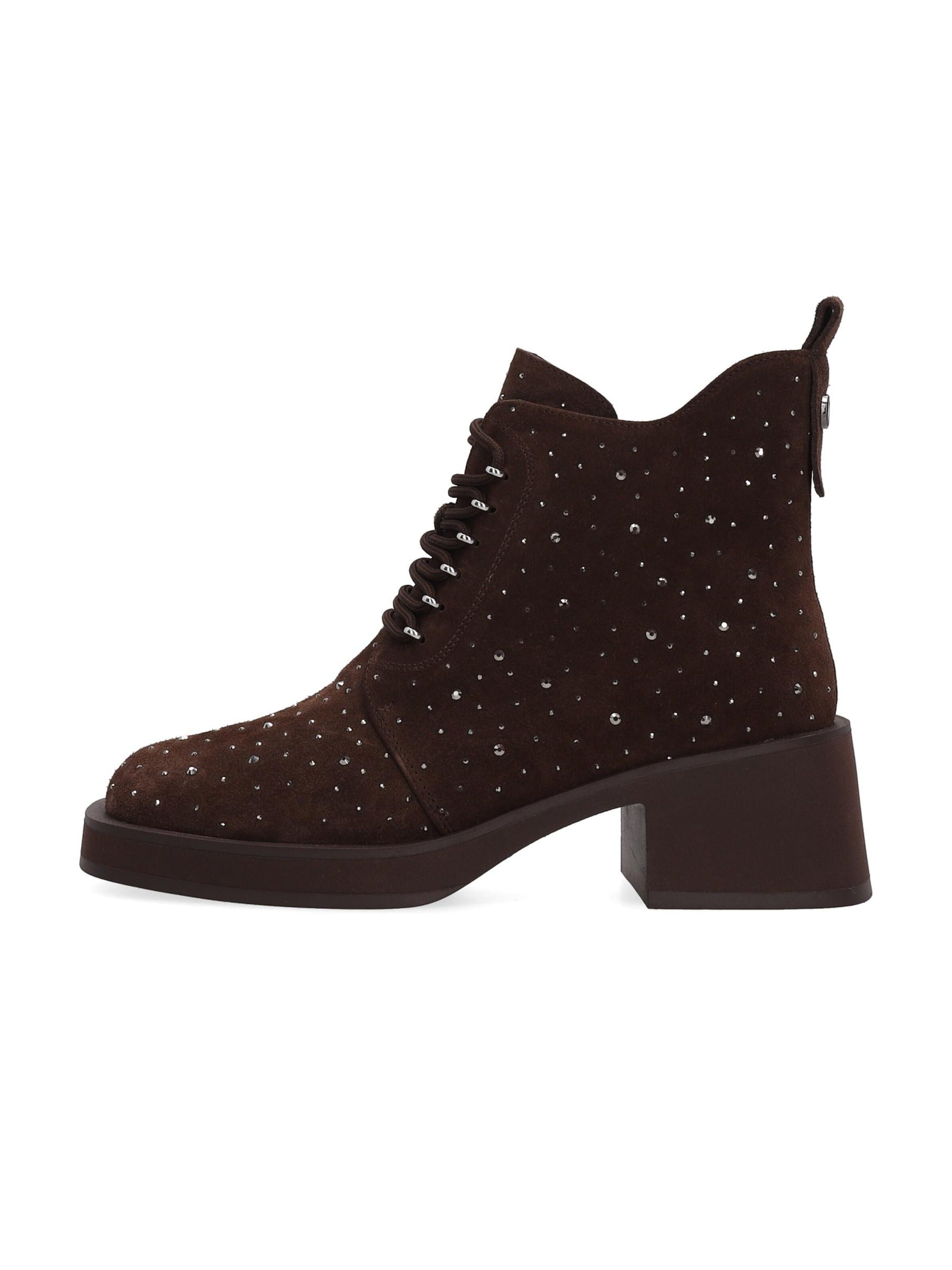 VENEZIA Schnürstiefelette‌‌‌‌‌ in Braun: Vorderseite