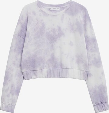 MANGO Sweatshirt 'Tie' in Lila: voorkant