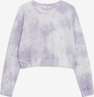 MANGO Sweat-shirt 'Tie' en violet / lavande / blanc, Vue avec produit