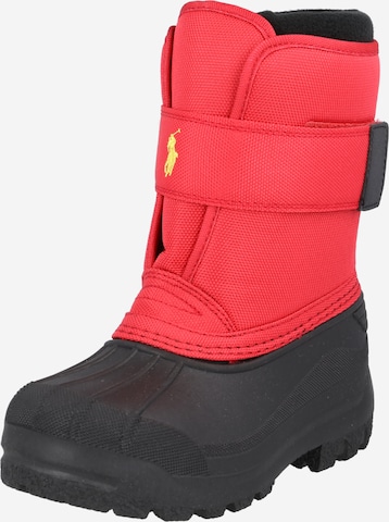 Polo Ralph Lauren Snow Boots 'EVERLEE' in Red: front