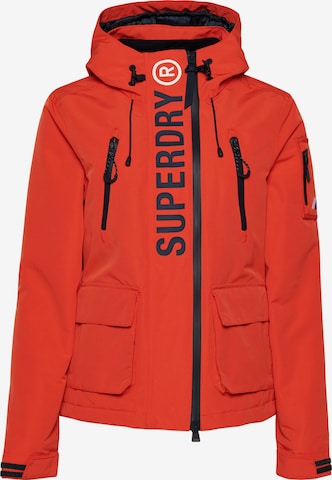 Superdry Between-Season Jacket 'Ultimate SD Windcheater' in Orange: front