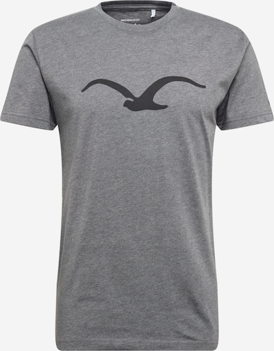 Cleptomanicx T-Shirt 'Möwe Melange' en gris foncé / noir, Vue avec produit