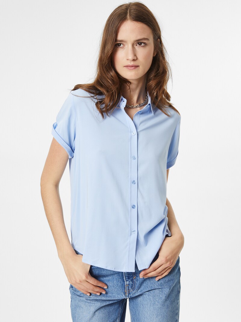 Blouses korte mouw blauw Vera Mont