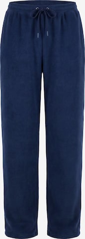 Ulla Popken Wide leg Trousers in Blue: front