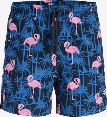 Jack & Jones Junior Board Shorts in Blue: front