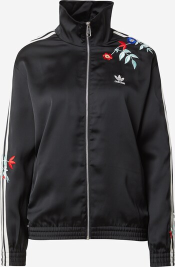 ADIDAS ORIGINALS Veste de survêtement 'FIREBIRD' en noir / blanc, Vue avec produit