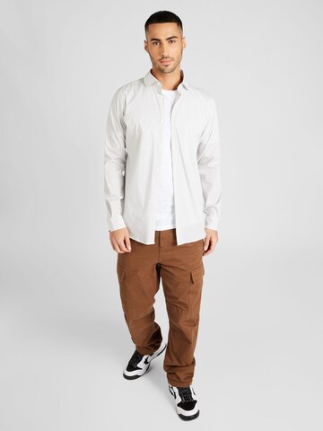 s.Oliver - Ajuste estrecho Camisa en blanco