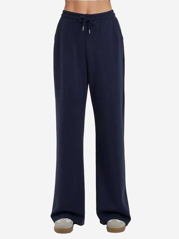 Hiccup Wide leg Workout Pants 'Jogginghose' in Blue: front