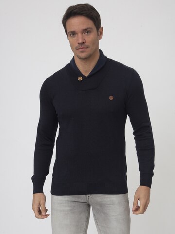 Pull-over 'Erasmo' Sir Raymond Tailor en bleu : devant