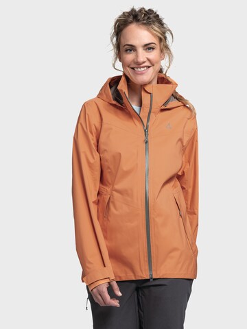 Schöffel Outdoorjas 'Aiplspitz' in Oranje: voorkant