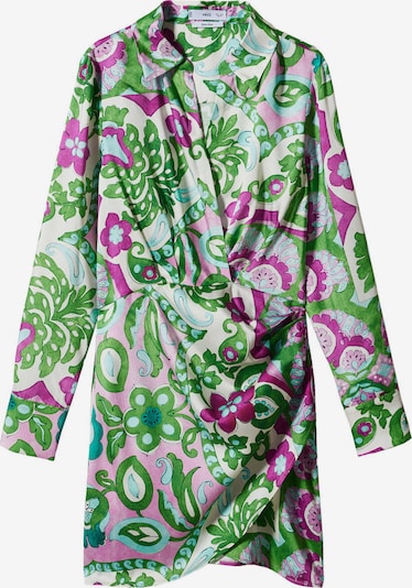 MANGO Košulja haljina 'Sandy' u svijetloplava / zelena / roza / roza, Pregled proizvoda