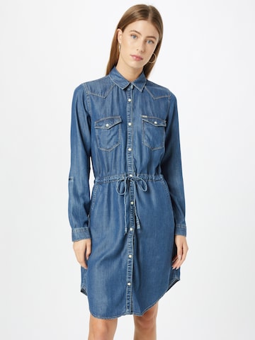 Robe-chemise 'Felice' LTB en bleu : devant