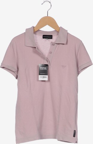 Emporio Armani Poloshirt S in Lila: predná strana