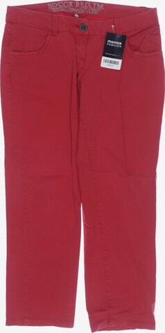 Soccx Pants in XS in Red: front