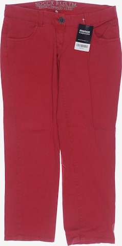 Soccx Pants in XS in Red: front