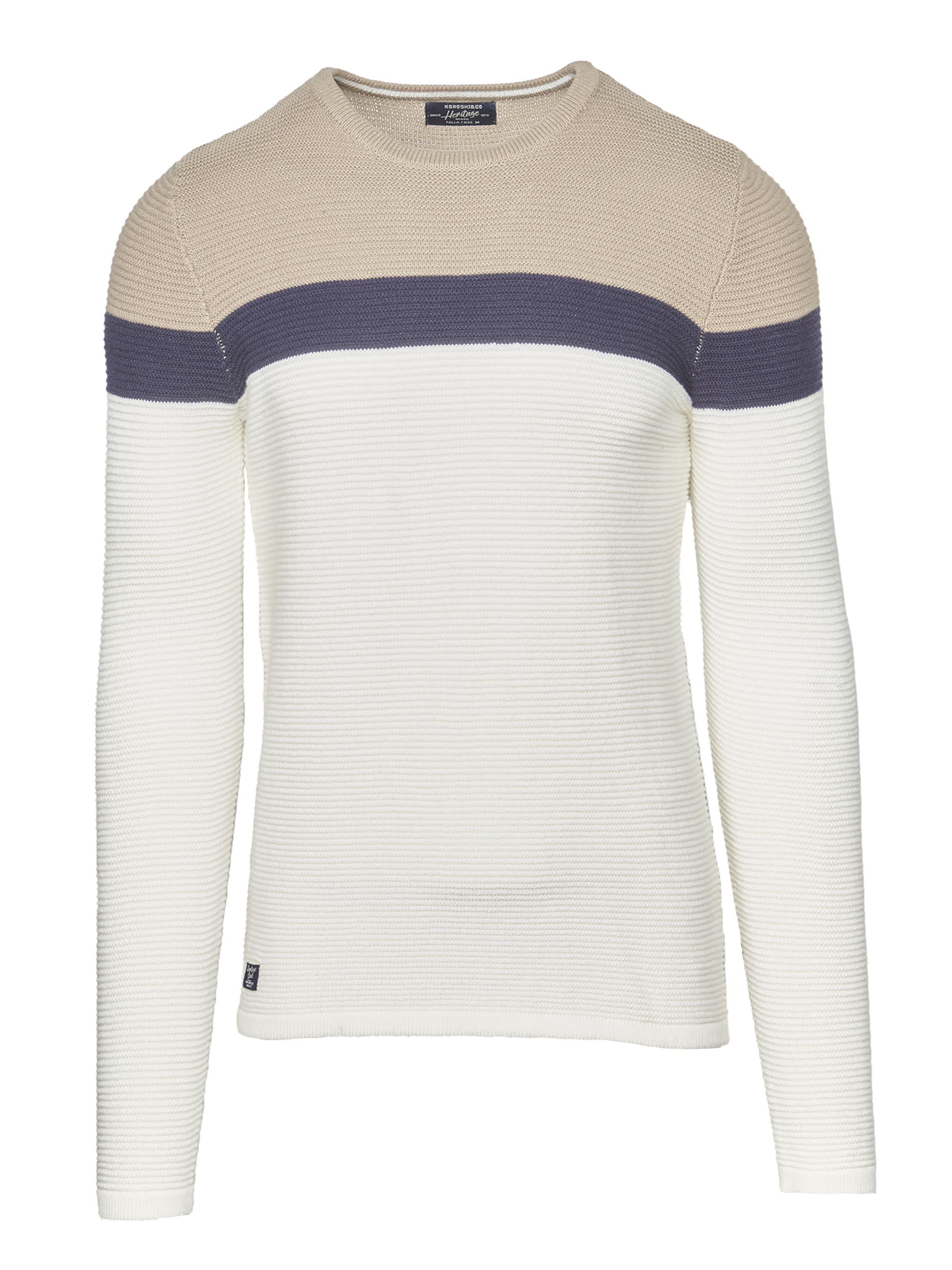 Pulover de la KOROSHI pe alb: față