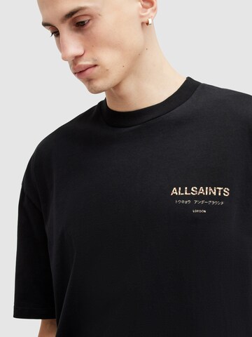 AllSaints T-Shirt 'Underground' (OCS) in Schwarz