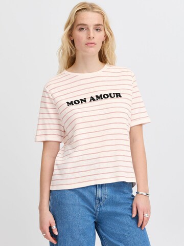 ICHI Shirt 'IHNOVA SS' in Weiß: Vorderseite
