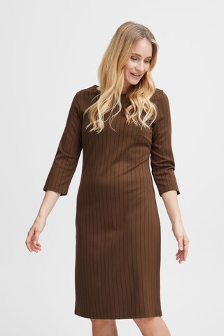 Fransa Dress in Brown: front