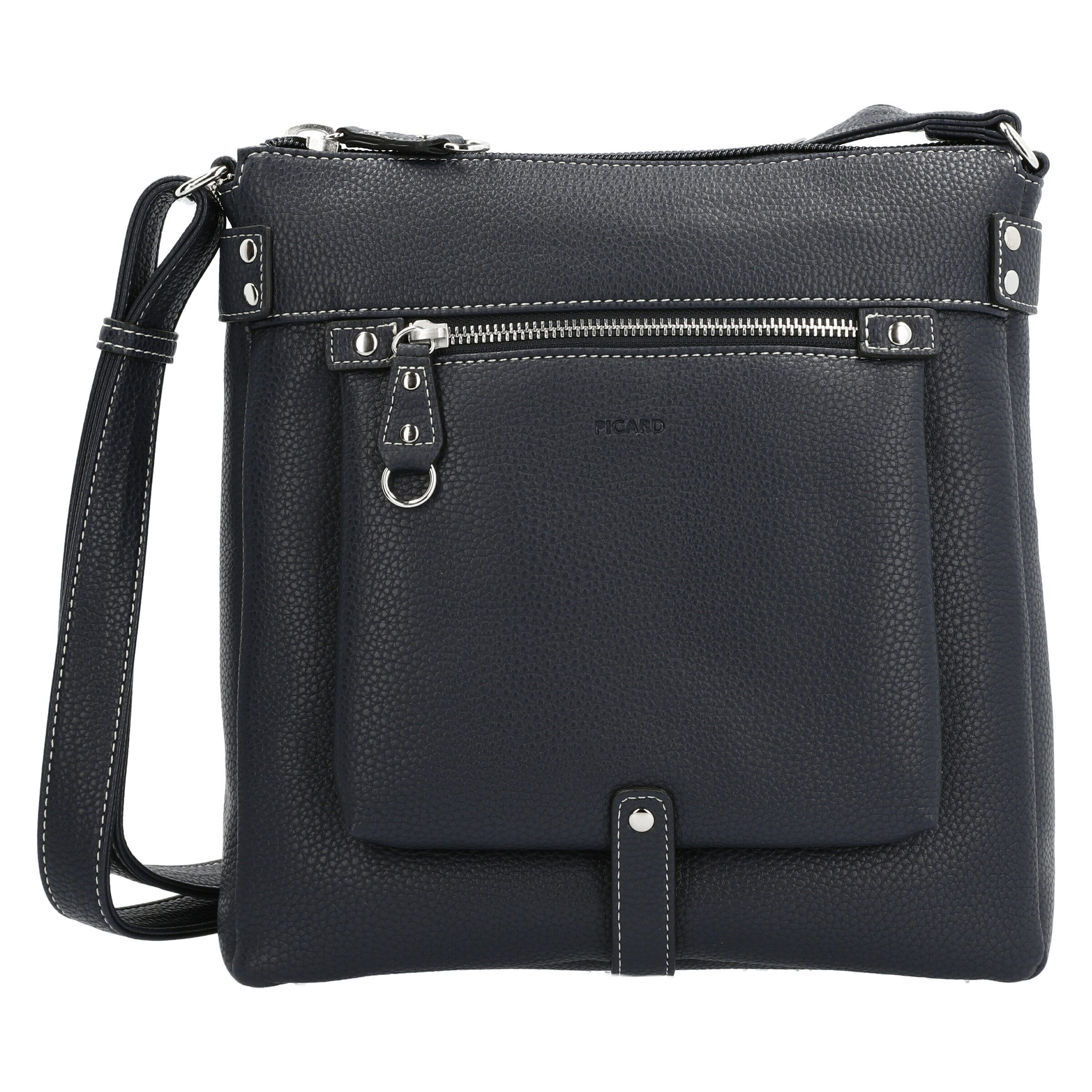 Picard Umhängetasche 'Loire' in Schwarz: Vorderseite