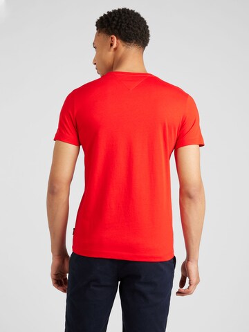 TOMMY HILFIGER - Camiseta 'Varsity' en rojo