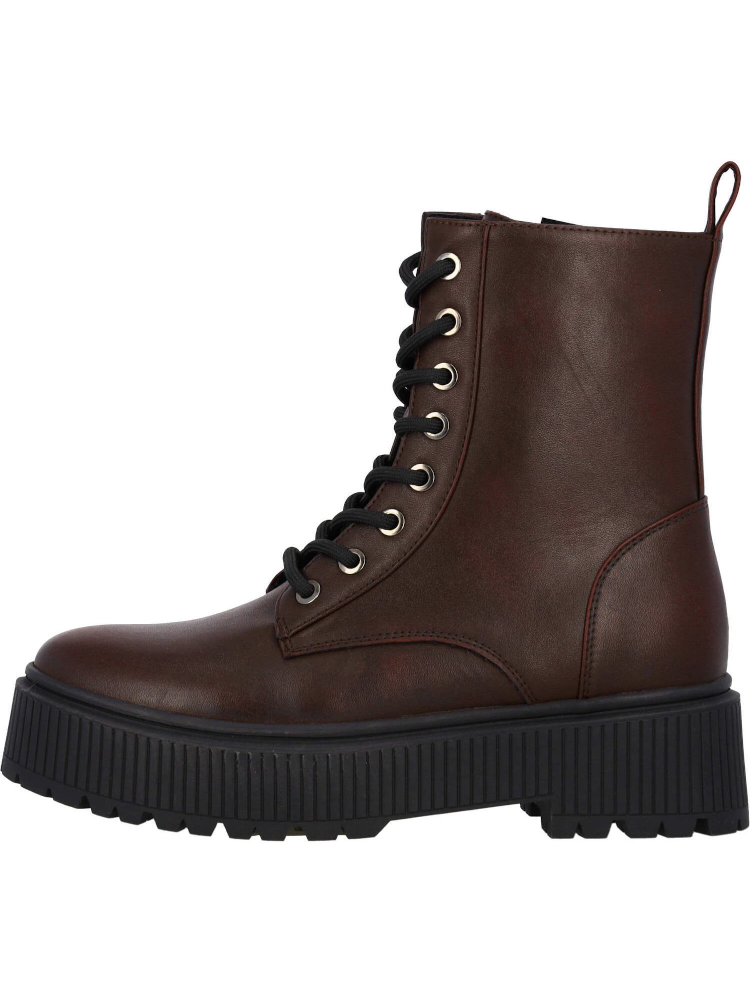 Palado Lace-up bootie 'Leski' in Red: front