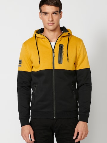 KOROSHI Between-season jacket in Yellow: front