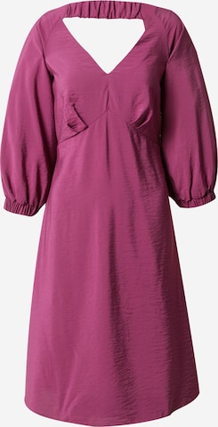 Closet London Dress in Purple: front