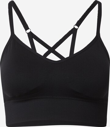 Marika Bustier Sport bh 'SOFIA' in Zwart: voorkant