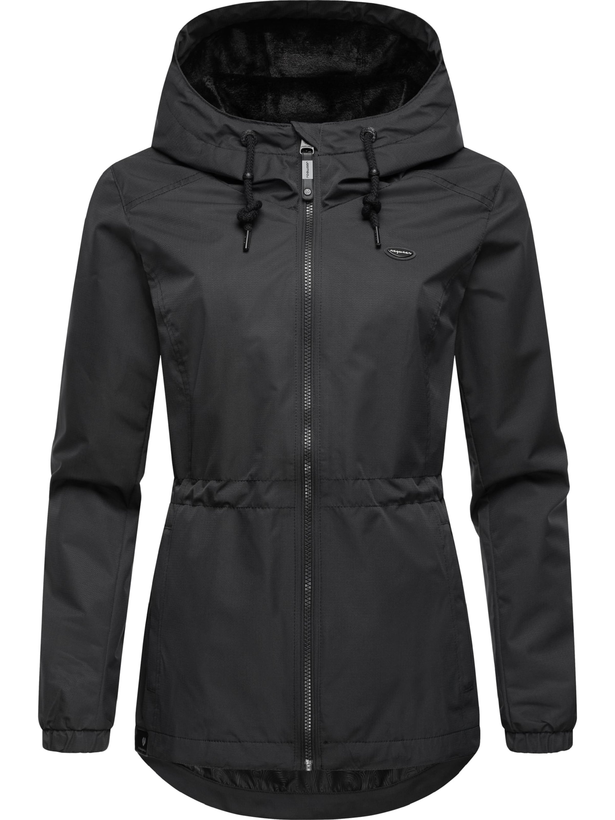 Veste fonctionnelle 'Dankka' Ragwear en noir : devant