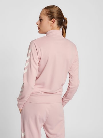 Hummel Athletic Zip-Up Hoodie in Pink