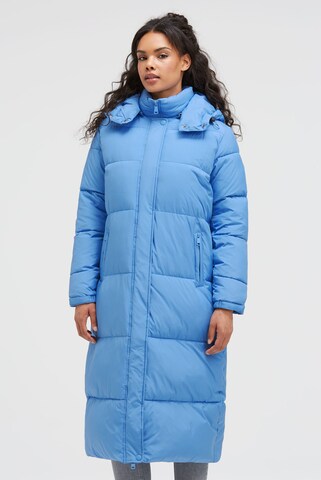 Soccx Winter Coat in Blue: front