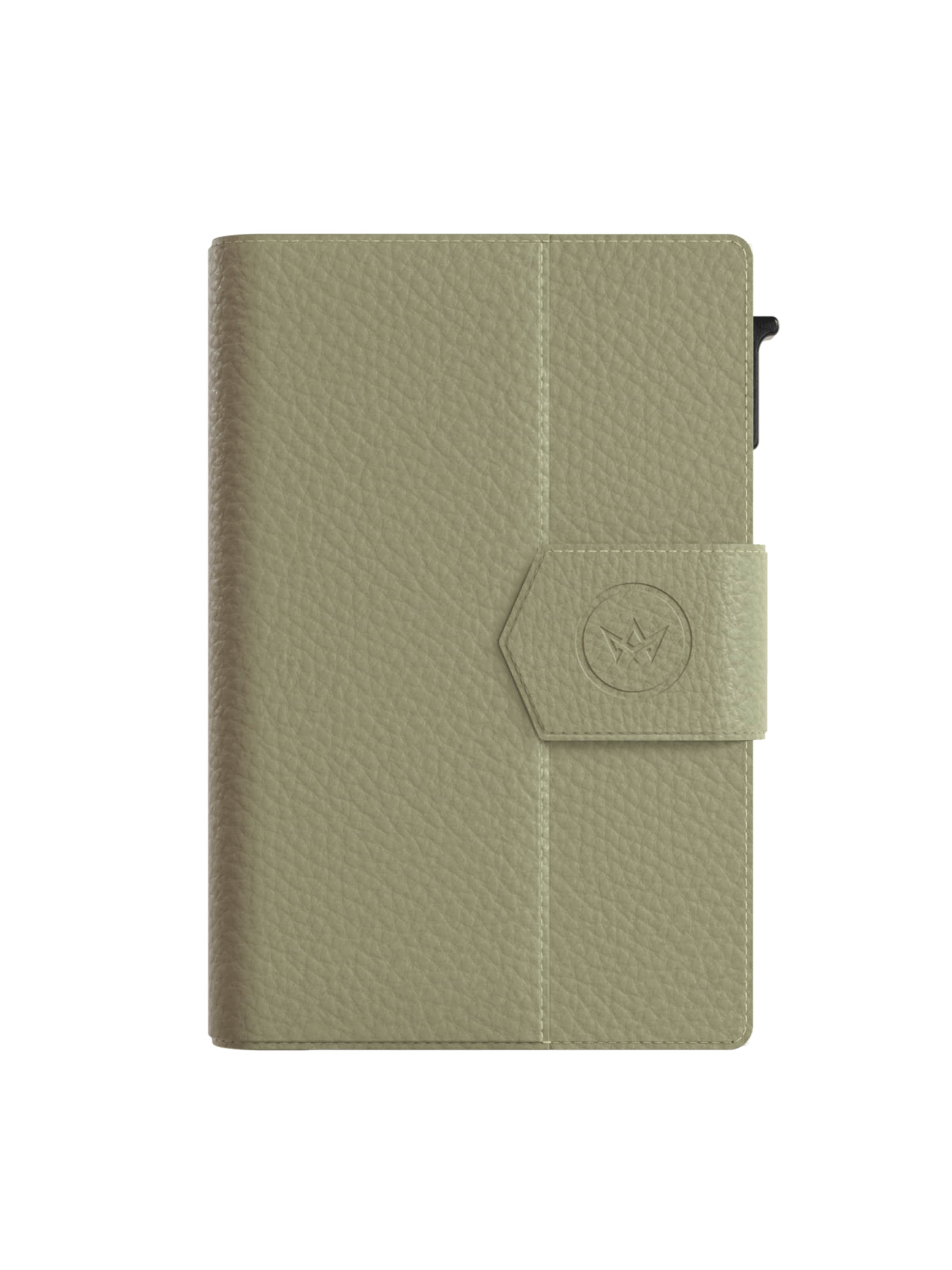 Prowallet Wallet 'Pasjeshouder Plus Pebble' in Green