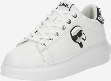 Karl Lagerfeld Sneakers laag in Wit: voorkant