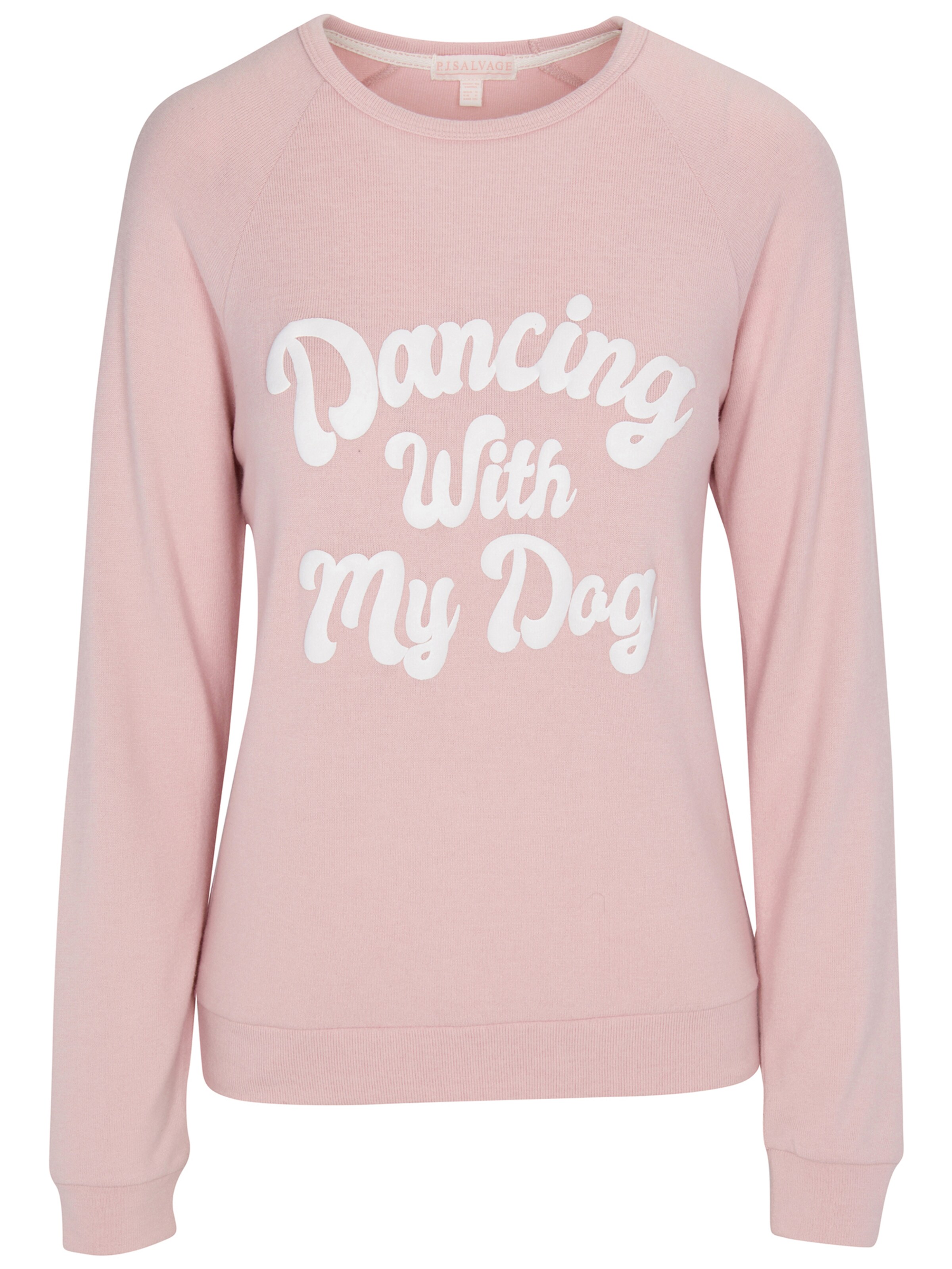 PJ Salvage - Camiseta para dormir ' Let's Dance ' en rosa: frente
